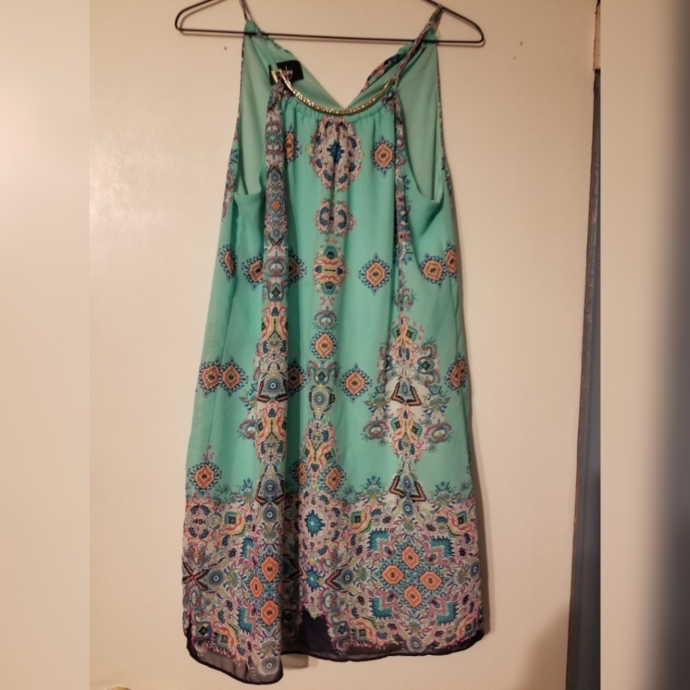 Teal dress